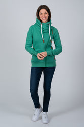 Hestia Duck Egg Green Full-Zip Sweatshirt